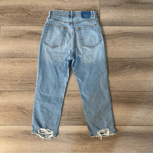 Abercrombie and Fitch The Ankle Straight Ultra High Rise Jeans Size 26 - Picture 4 of 4